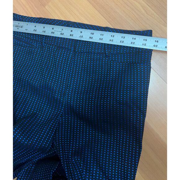 NY & Company Womens 7th Ave Design Studio Blue Black Slim Fit Dress Pants Sz 10 - Picture 5 of 9